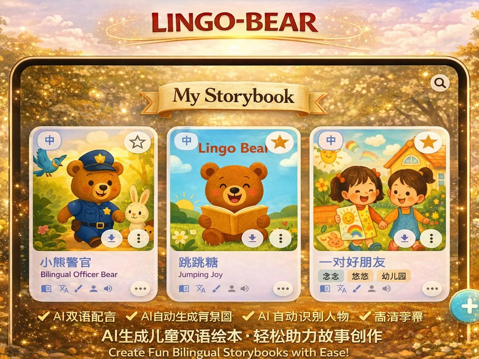 Story shelf view on iPad